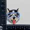 Siberian Husky, Scientist, Puppy Dog, Wearing Goggles, Embroidered, Iron on Patch